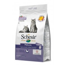 Schesir Cat Mature монопротеиновый сухой корм для стареющих кошек с курицей 1,5 кг (53819)